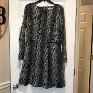 Michele Kors long sleeve snake dress